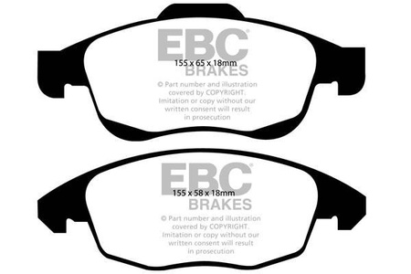 DP1959 - Sada brzdových destiček Série ULTIMAX2 EBC Brakes