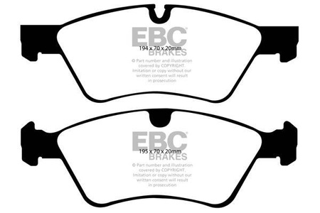 DP41592R - Sada brzdových destiček Série YELLOWSTUFF EBC Brakes