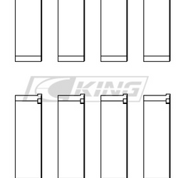 Obal ložiska ojnice King MITSUBISHI 4B11T - CR4586XP0.25