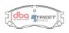 Přední brzdové destičky DBA Brake Pads Street Series Ceramic - DB1297SS MITSUBISHI Delica L 200 96-06 300 400 Spacegear Strada