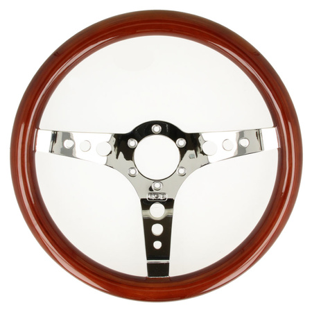 Dřevěný Volant QSP QS-W350S3 – plochý, 350 mm, 3ramenný