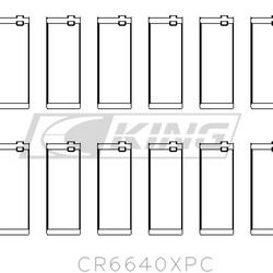 Obal ložiska ojnice King BMW M20, M50 2.0L, 2.5L, 2.7L - CR6640XPC STDX