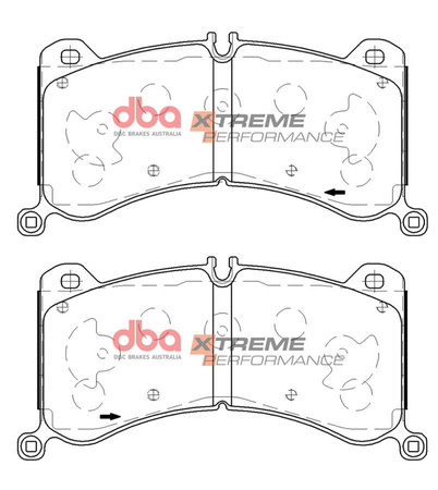 Přední brzdové destičky DBA Xtreme Performance - DB15118XP AUDI E-TRON (GEN)