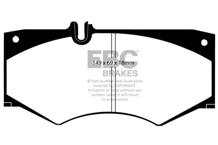 DP5413NDX - Sada brzdových destiček Série BLUESTUFF NDX EBC Brakes