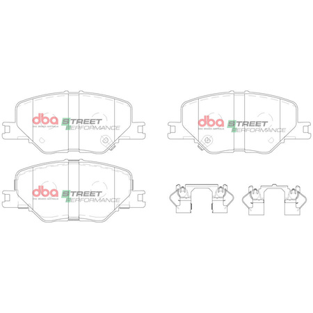 Přední brzdové destičky DBA Street Performance - DB15020SP