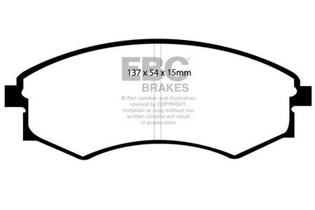 DP1358/2 - Sada brzdových destiček Série ULTIMAX2 EBC Brakes