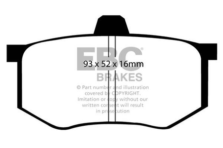 DP368 - Sada brzdových destiček Série ULTIMAX2 EBC Brakes