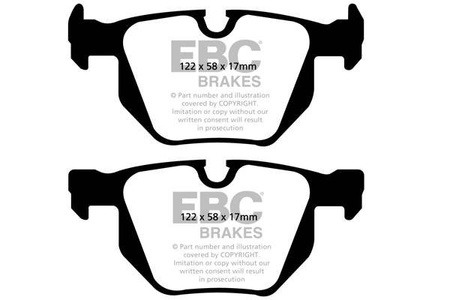 DP1588 - Sada brzdových destiček Série ULTIMAX2 EBC Brakes