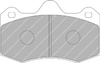 Přední brzdová destička Ferodo Racing DS3.12 FRP3083G LOTUS Evora EXIGE MCLAREN 570 GT S 650 LT MP4 RENAULT Clio II SEAT Ibiza IV 6L1,