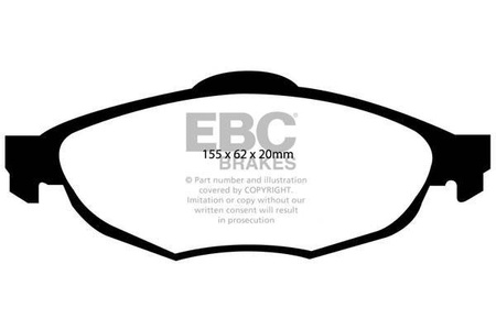 DP1611 - Sada brzdových destiček Série ULTIMAX2 EBC Brakes