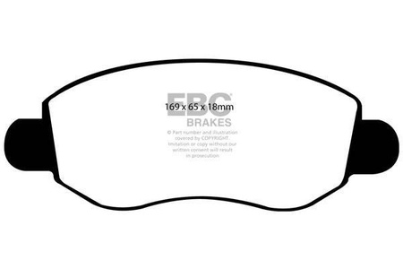 DP1297 - Sada brzdových destiček Série ULTIMAX2 EBC Brakes