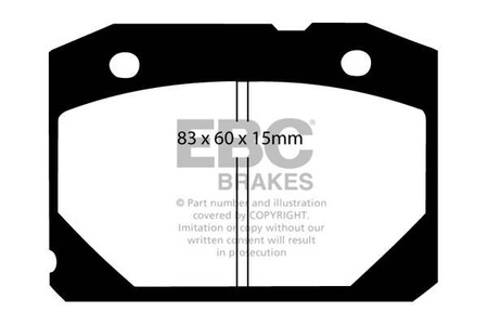 DP172 - Sada brzdových destiček Série ULTIMAX2 EBC Brakes