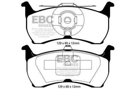 DP41504R - Sada brzdových destiček Série YELLOWSTUFF EBC Brakes