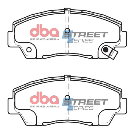 Přední brzdové destičky DBA Brake Pads Street Series Ceramic - DB409SS MAZDA B2000 Pick Up B2200