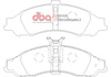Přední brzdové destičky DBA Brake Pads Xtreme Performance Hawk HB460x.580 - DB1331XP CHEVROLET M.East S.Africa HOLDEN Aust NZ OPEL Monaro VAUXHALL
