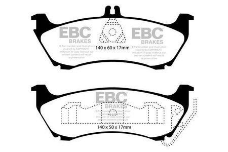 DP1437 - Sada brzdových destiček Série ULTIMAX2 EBC Brakes
