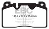 DP32168C - Sada brzdových destiček Série REDSTUFF EBC Brakes