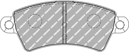 Přední brzdová destička Ferodo Racing DS2500 FCP1370H CITROEN Xsara PEUGEOT 206 306