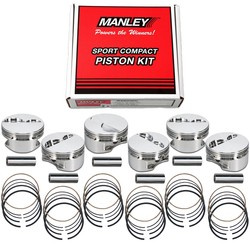 Sada pístů Manley pro Toyota 2JZ-GTE 86.50mm B 1.338 CH -10.00cc 609005C-6