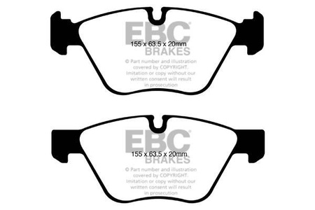 DP1600 - Sada brzdových destiček Série ULTIMAX2 EBC Brakes