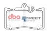 Přední brzdové destičky DBA Brake Pads Street Series Ceramic - DB1496SS LEXUS LS430 XF30