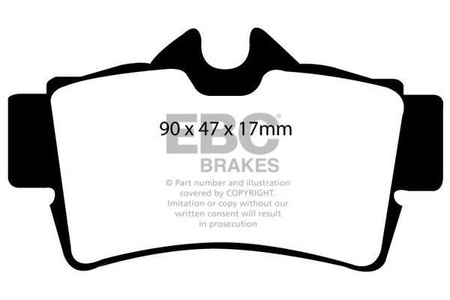 DP1156 - Sada brzdových destiček Série ULTIMAX2 EBC Brakes