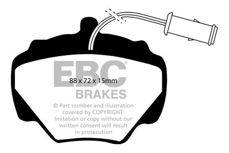 DP663 - Sada brzdových destiček Série ULTIMAX2 EBC Brakes