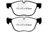 DP1938 - Sada brzdových destiček Série ULTIMAX2 EBC Brakes