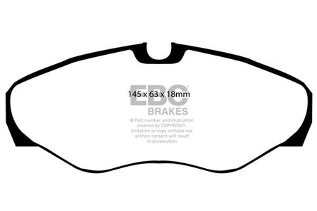 DP1393 - Sada brzdových destiček Série ULTIMAX2 EBC Brakes
