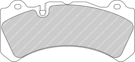 Přední brzdová destička Ferodo Racing DS1.11 FRP3098W VOLVO S60 V60