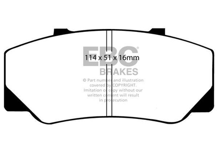 DP511 - Sada brzdových destiček Série ULTIMAX2 EBC Brakes