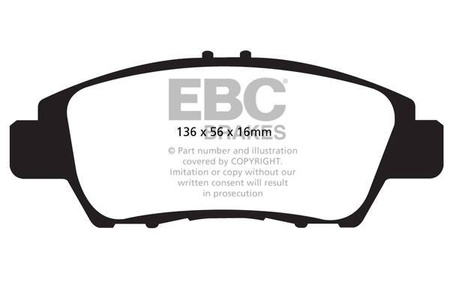 DPX2041 - Sada brzdových destiček Série ULTIMAX2 EBC Brakes