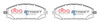 Přední brzdové destičky DBA Brake Pads Street Series Ceramic - DB1361SS NISSAN Patrol Y61