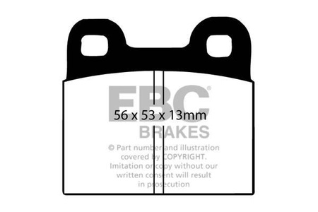 DP105/4 - Sada brzdových destiček Série ULTIMAX2 EBC Brakes