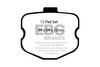 DP91771 - Sada brzdových destiček Série ORANGESTUFF EBC Brakes