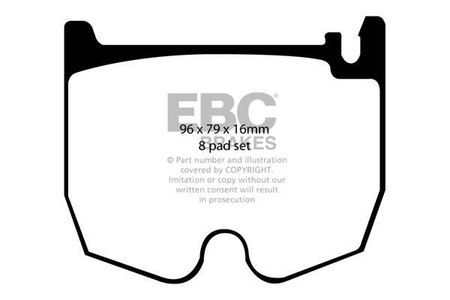 DP51486NDX - Sada brzdových destiček Série BLUESTUFF NDX EBC Brakes