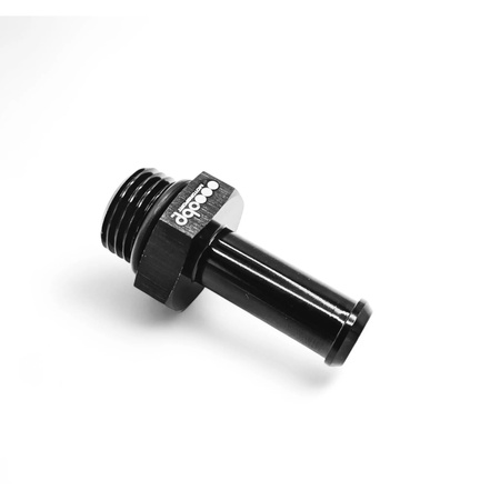 Černý hliníkový adaptér AN ORB pro metrickou hadici OBP
