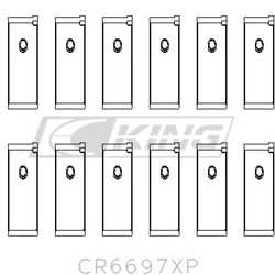 Obal ložiska ojnice King NISSAN RB25DET, RB26DETT - CR6697XP0.25