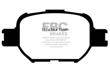 DP1325 - Sada brzdových destiček Série ULTIMAX2 EBC Brakes