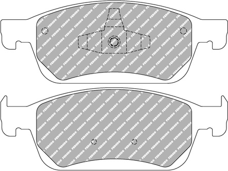 Přední brzdová destička Ferodo Racing DS2500 FCP4416H FORD Focus III Kuga II,