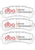 Zadní brzdové destičky DBA Brake Pads Xtreme Performance - DB2060XP NISSAN Patrol Y61