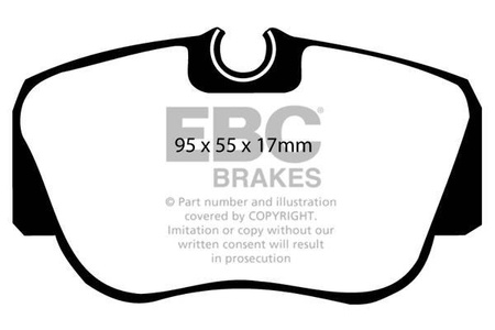 DP778 - Sada brzdových destiček Série ULTIMAX2 EBC Brakes