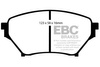 DP41452R - Sada brzdových destiček Série YELLOWSTUFF EBC Brakes