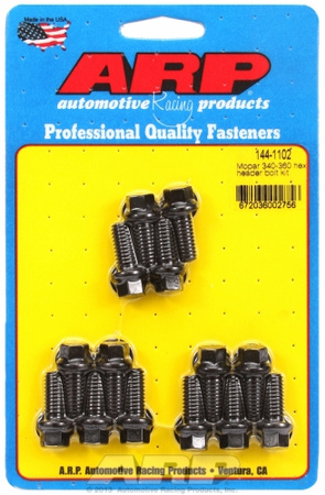 Sady čepů pro záhlaví ARP 144-1102 Mopar 340-360 hex header bolt kit Chrysler Small Block