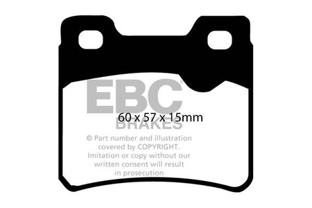 DP761 - Sada brzdových destiček Série ULTIMAX2 EBC Brakes