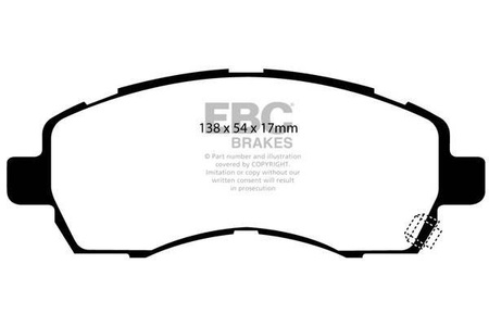 DP1138 - Sada brzdových destiček Série ULTIMAX2 EBC Brakes