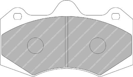 Přední brzdová destička Ferodo Racing DS3000 FRP3084R ASTON MARTIN Vanquish Vanquish S KIA Venga MCLAREN 570 GT 650 LT MP4 SEAT Leon MK1 MK2 