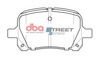 Přední brzdové destičky DBA Brake Pads Street Series Ceramic - DB1345SS TOYOTA Aust NZ Camry MCV20R SVX20R Harrier Windom