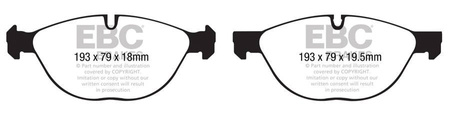 DP1994 - Sada brzdových destiček Série ULTIMAX2 EBC Brakes