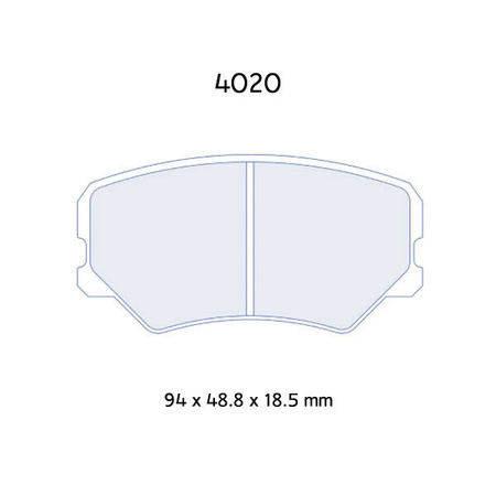 Brzdové destičky Carbone Lorraine RC5 - Alfa Romeo 33 1,5/ 1,7/ 1,7 16V (86-94)